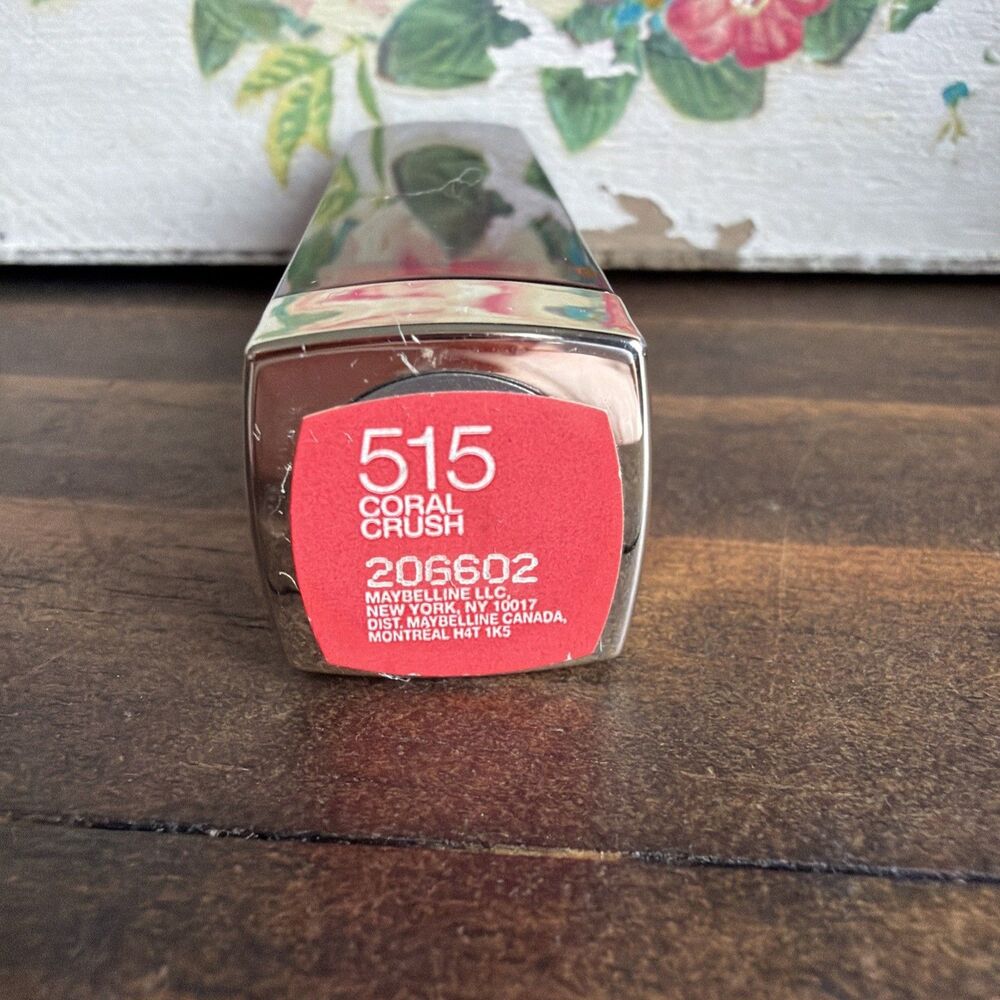 Maybelline CORAL CRUSH 515 Color Sensational Lipstick, discontinued knicked tip